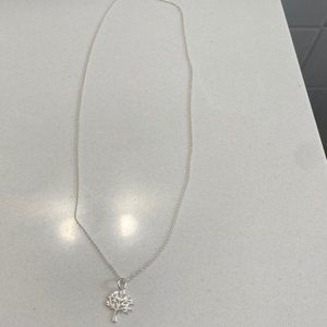 Sterling silver necklace with Tree of Life Pendant